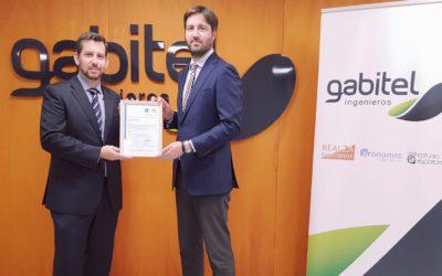 Gabitel Ingenieros recibe la certificación en gestión ética y socialmente responsable