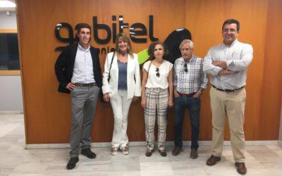 Pilar Miranda, presidenta del Puerto de Huelva, visita la sede de Gabitel Ingenieros