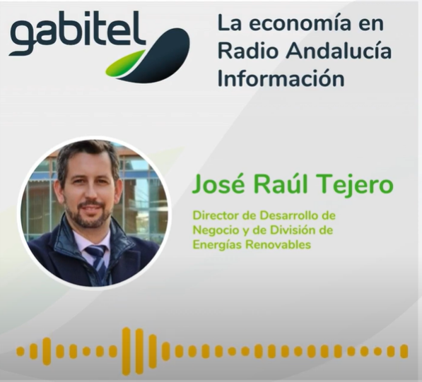 Gabitel participa como invitado en el programa de CanalSur Radio, La economía en Radio Andalucía Información